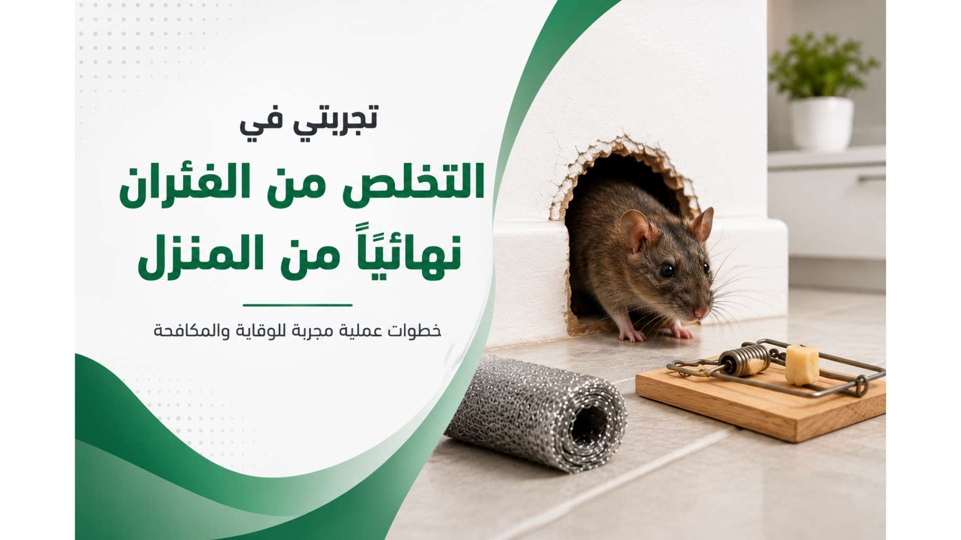 القضاء على الفئران نهائياً