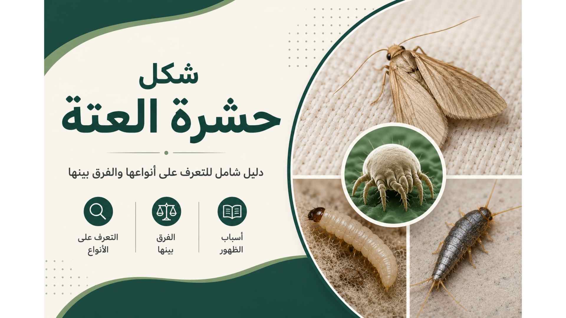 شكل حشرة العتة