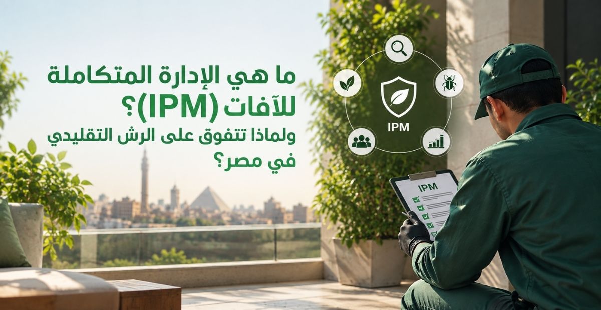 ما هي الإدارة المتكاملة للآفات (IPM)؟ ولماذا تتفوق على الرش التقليدي في مصر