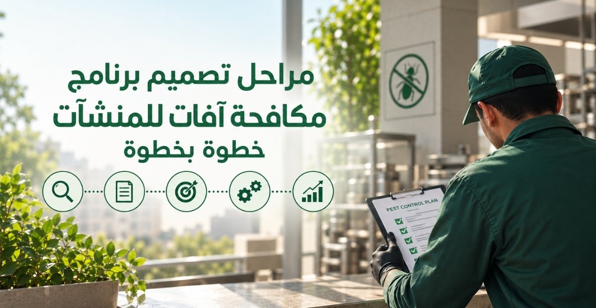 مراحل تصميم برنامج مكافحة آفات للمنشآت خطوة بخطوة